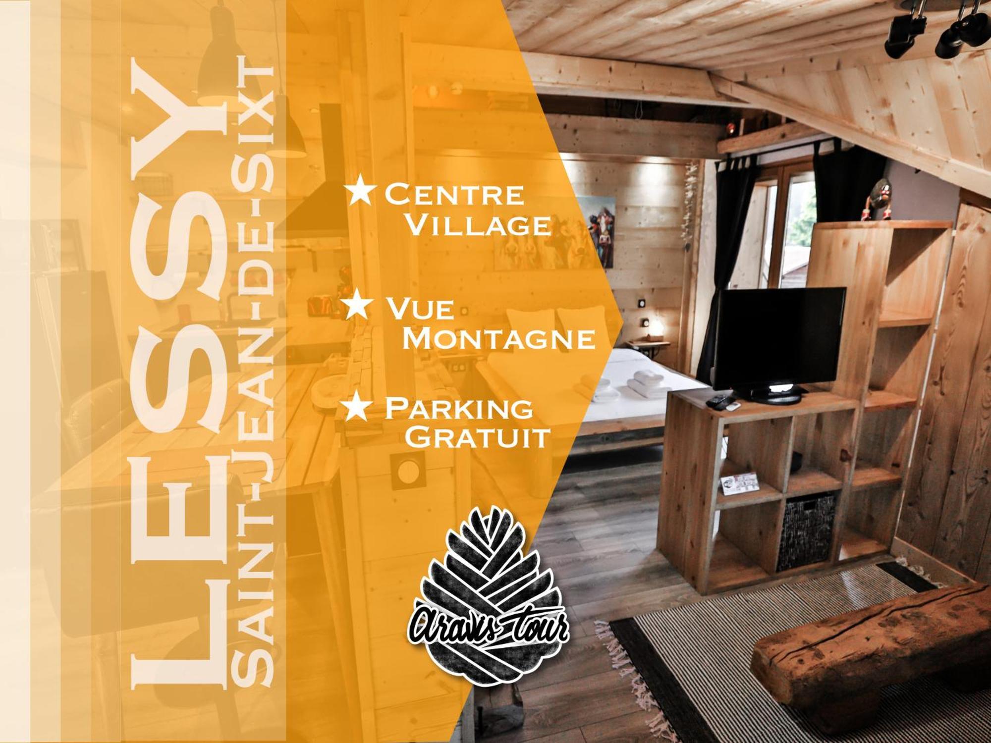 Studio Lessy - Centre Village - Aravistour Saint-Jean-de-Sixt Zewnętrze zdjęcie